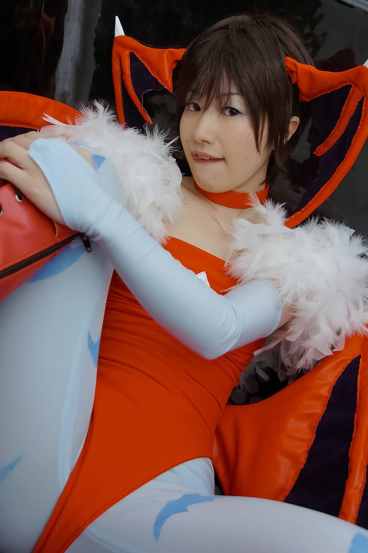 [Cosplay] 2013.04.08 Hot Lilith and Morrigan sexy Cosplay